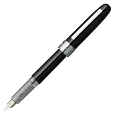 Afbeelding van Platinum Vulpen, Plaisir pen: fijn (F) 1 zwart