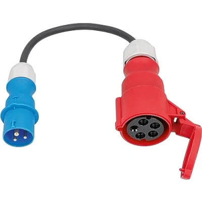 Afbeelding van AS Schwabe 61374 Stroom Adapterkabel 16 A Zwart 0.3 m H07RN F 3X 2,5 mm²