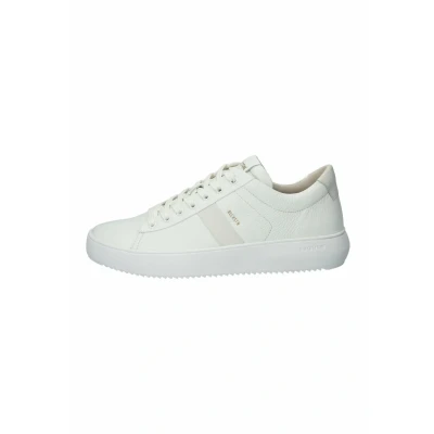 Afbeelding van Blackstone Ryder Sneakers laag, Heren, Maat: 45, white off Leer