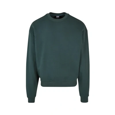 Afbeelding van Urban Classics Ultra Heavy CREW Sweater, Heren, Maat: Large, Bottlegreen