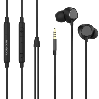 Afbeelding van oordopjes In ear AUX / 3,5 mm Jack aansluiting Zwart iMoshion