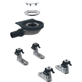 Afbeelding van Geberit ruwbouwset doucheplaat setaplano waterslot 30 mm 6 poten d40 154 021 00 1