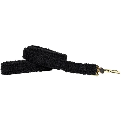 Afbeelding van Kentucky Hondenriem Teddy Fleece Large Zwart 120cm