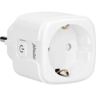 Afbeelding van Alecto Smart PLUG20 wifi tussenstekker met energiemeter, 16A, 3680W, wit White