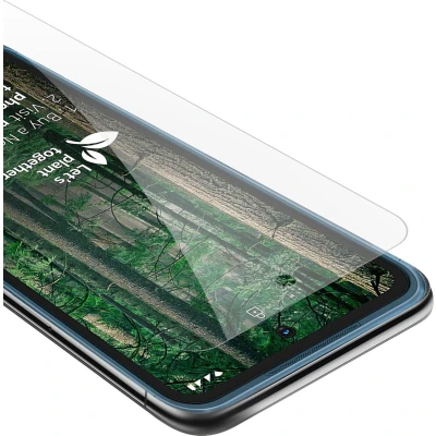 Afbeelding van Cadorabo Screenprotector geschikt voor Nokia XR20 Pantser film Beschermende in KRISTALHELDER Geharde (Tempered) display beschermglas 9H hardheid met 3D Touch
