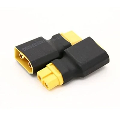 Afbeelding van VUNIVERSUM Mr.stecker Modelbau® Premium Adapter XT90 stekker mannelijk naar XT60 bus vrouwelijke hoogstroomstekker gouden adapterkabel voor Lipo accu batterij 90A