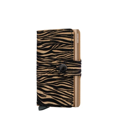 Afbeelding van Secrid Miniwallet Zebra beige pasjeshouder dames