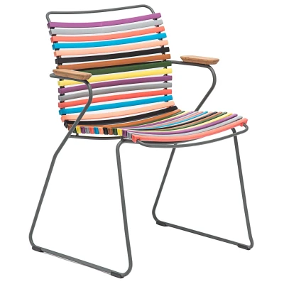 Afbeelding van Tuinstoel Houe Click Dining Chair Armrests Multicolor 1