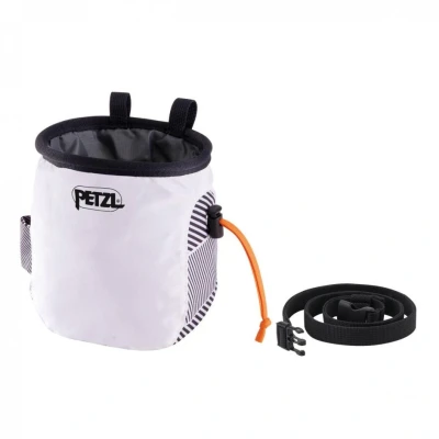 Afbeelding van Petzl Saka compacte pofzak met grote verstevigde opening wit