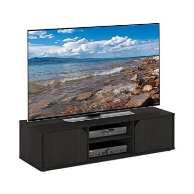 Afbeelding van Furinno Stand voor tv tot 55 inch, ontworpen hout, espresso, 40,01 (D) x 119,99 (B) 30,91 (H) cm