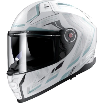 Afbeelding van LS2 FF811 Vector II Alizer M.White Silver 06 M Maat Helm