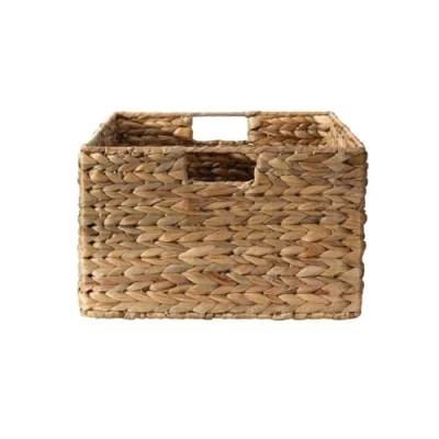 Afbeelding van CALICOSY Waterhyacint mand met metalen frame hoogte 17 cm