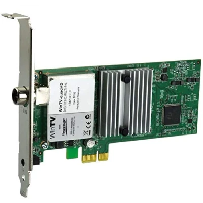 Afbeelding van Hauppauge WinTV quadHD 01607 HD PCI Express kaart (DVB T/T2 en DVB C, tot vier verschillende tv zenders tegelijkertijd bekijken of opnemen)