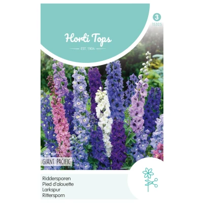 Afbeelding van Delphinium, Riddersporen Giant Pacific