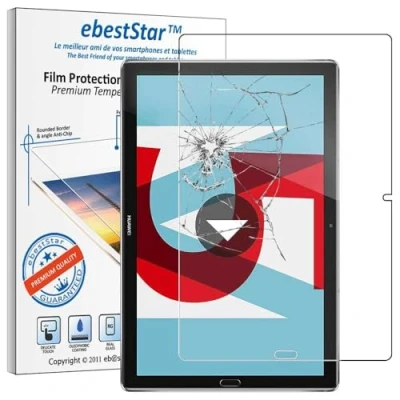 Afbeelding van ebestStar TemperedGlass voor Huawei MediaPad M5 10.8 Tablet Gehard glas Schutzfolie, Glass Screenprotector, Anti breuk, zonder bubbels [M5 10.8: 258.7 x 171.8 7.3mm, 10.8&#039;&#039;]