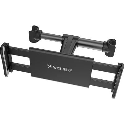 Afbeelding van Wozinsky Verstelbare Tablet of Telefoon Hoofdsteunhouder met Hanger Zwart