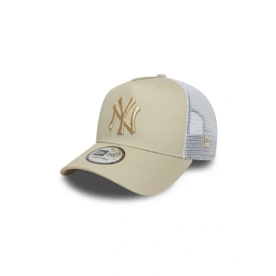 Afbeelding van NEW Era Aframe Trucker YORK Yankees Pet, Heren, Maat: One Size, Beige