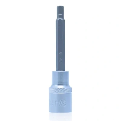 Afbeelding van CCLIFE dopsleutelinzetstukken, zeskant, binnenzeskantige adapter 6 mm, CRV stalen dopsleutels zeskant