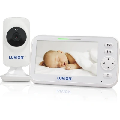 Afbeelding van Luvion Babyfoon Icon Deluxe White Edition Set
