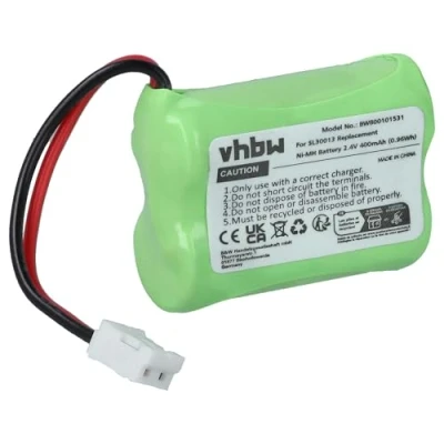 Afbeelding van vhbw Vervangende accu voor SL30013 draadloze vaste telefoon (400 mAh, 2,4 V, NiMH)