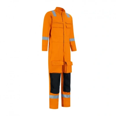 Afbeelding van Dapro Rope Access Coverall, werkoverall voor werken op hoogte Winteruitvoering Oranje Size EU 56