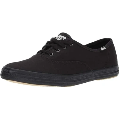Afbeelding van Keds Dames Champion Original Canvas Sneaker, Zwart, 18 EU