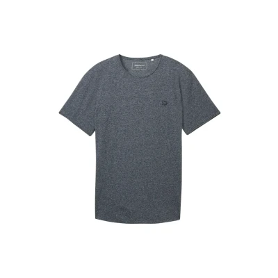 Afbeelding van TOM Tailor Denim OPEN EDGE Melange Tshirt basic, Heren, Maat: Small, Sky captain blue