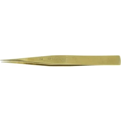 Afbeelding van KD89 Horoswiss MSA12.813 AA gewone pincet van messing lengte 125 mm sterk en elegant,