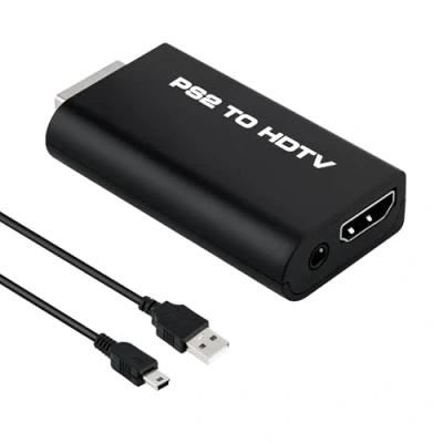 Afbeelding van Mcbazel Video Audio Adapter PS2 to HDMI Converter w/ 3.5mm Output for HDTV Monitor