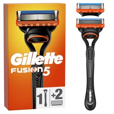 Afbeelding van Gillette Fusion5 Scheermes voor Mannen 1 Handvat + 2 Navulmesjes