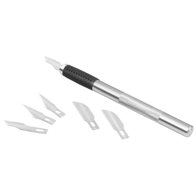 Afbeelding van Scalpel Westcott metaal grip met 6 verschillende mesjes