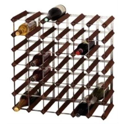 Afbeelding van Wijnrek Donker eiken effect. 42 fles capaciteit.