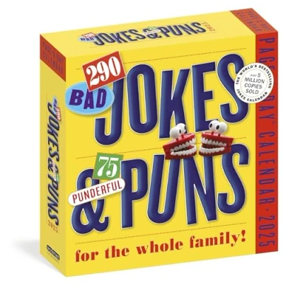 Afbeelding van 290 Bad Jokes &amp; 75 Punderful Puns Page A Day® Calendar 2025