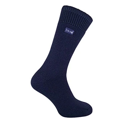 Afbeelding van THMO Fleece Gevoerde Thermo Wintersokken Voor Heren Marine Maat 39 45