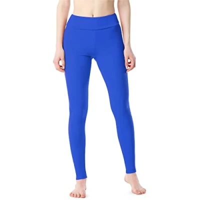 Afbeelding van Merry Style Dames Lange Katoenen Legging MS10 429 (Kobalt, XL)
