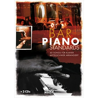 Afbeelding van Bar Piano Standards mit 2 CDs: 40 Songs für Klavier mittelschwer arrangiert