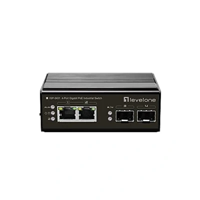 Afbeelding van LevelOne IGP 0431 netwerk switch Gigabit Ethernet (10/100/1000) Power over (PoE) Zwart
