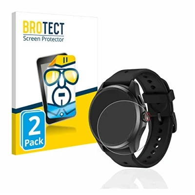 Afbeelding van BROTECT (2 Stuks) Schermbeschermer voor Mobvoi TicWatch Pro 5 Screen Protector Transparant
