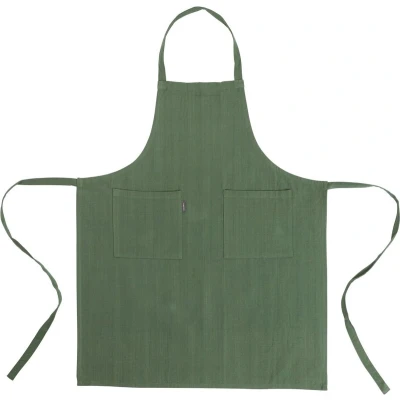 Afbeelding van Linen &amp; More Keukenschort &quot;;Indi&quot;; Army Green