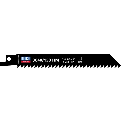 Afbeelding van Wilpu 3040/150 HM reciprozaagblad met hardmetalen tanden (Bosch S641HM)