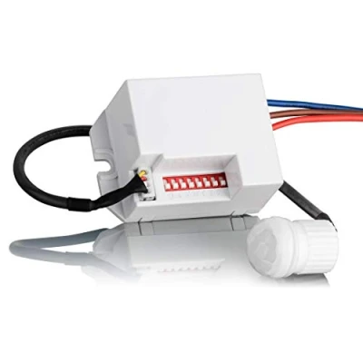 Afbeelding van SEBSON® 2x Mini Bewegingsmelder Inbouw Binnen, LED geschikt, Detectiebereik 6m/ 360, Plafondmontage, regelbare Infrarood Sensor