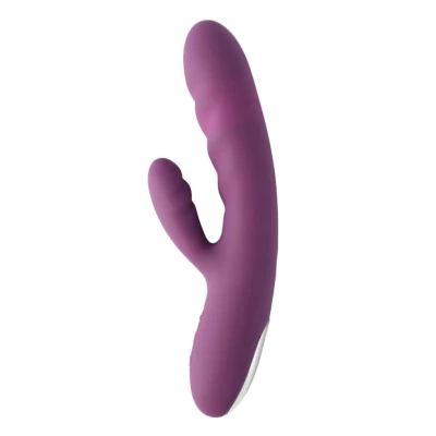 Afbeelding van Svakom Avery Stotende Rabbit Vibrator Paars GRATIS TOY bij iedere bestelling v.a. 40,