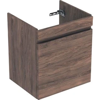 Afbeelding van Geberit renova plan wastafelonderkast 1 lade 58 5x44 6x60 6cm noten hickory 501906jr1 501 906 jr