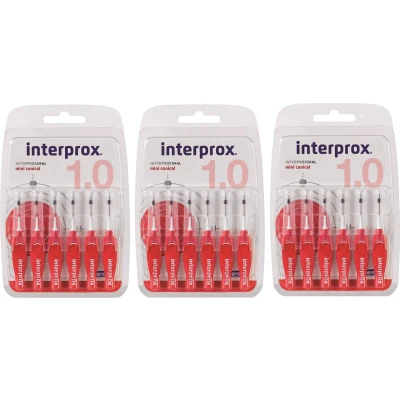 Afbeelding van Interprox Premium Mini Conical 2 tot 4 mm 3 x 6 stuks