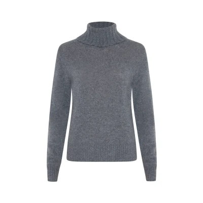 Afbeelding van Style Republic Rollkragen Regular Trui, Dames, Maat: 34, Grey melange