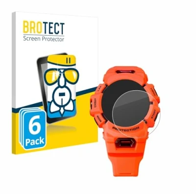 Afbeelding van BROTECT Screenprotector voor Casio G Shock GBA 900 Folie Beschermfolie Beschermglas transparant (6 Stuks)