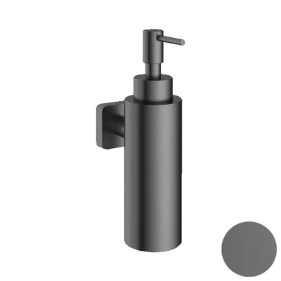 Afbeelding van HotBath Gal Zeepdispenser wandmodel Geborsteld Gunmetal PVD GLA09BGP