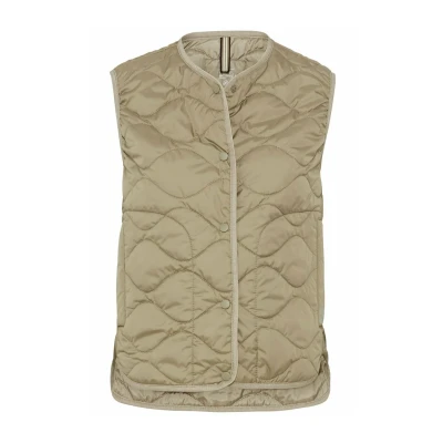 Afbeelding van camel active MIT DRUCKKNÖPFEN Bodywarmer, Dames, Maat: 44, Sage