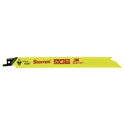 Afbeelding van Starrett Bi metaal reciprozaagblad 5 stuks BR81014 King Cut 200 mm/8&quot; inch 10 14 TPI Unified Shank Heavy Duty Cutting Compatibel met Bosch Dewalt Makita &amp; vele anderen