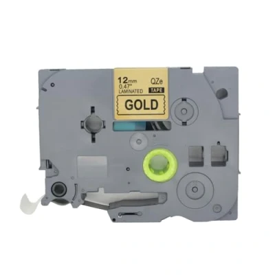Afbeelding van BROVACS 1 Pack Zwart op Goud Gelamineerde Label Tape Compatibel voor Brother P Touch Printer TZ 831 TZe 12mm 1/2&quot; OPA4831